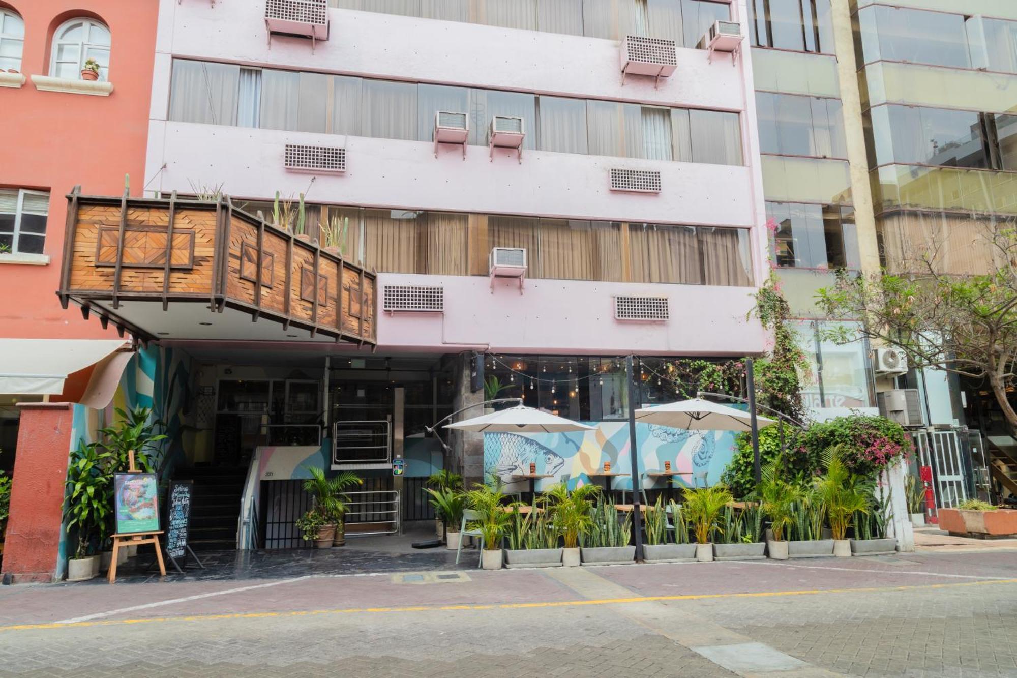Socialtel Posada Miraflores Lima Bagian luar foto
